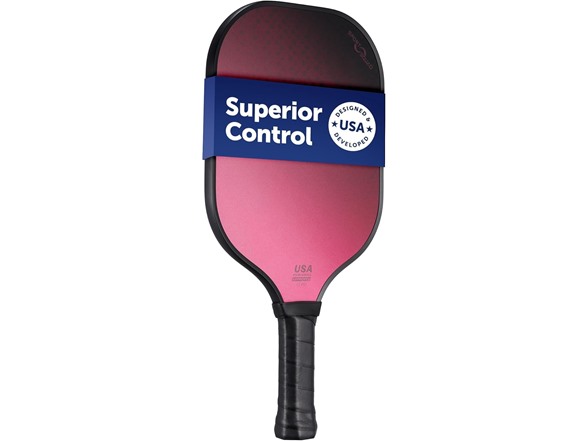 Single | Control Paddle | Pink Black Dots