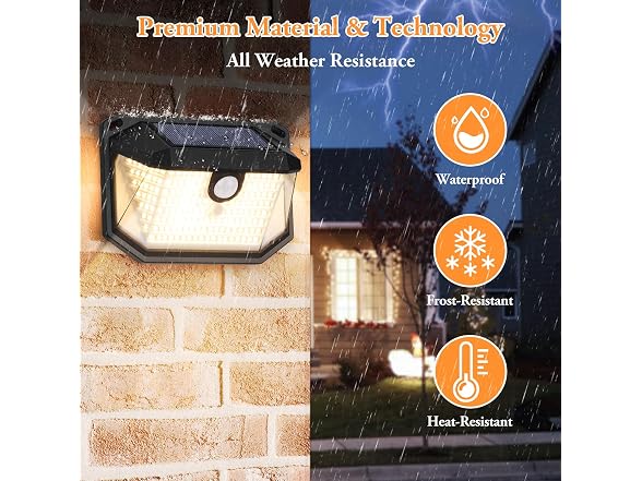 Brightever 4-Pack Solar Outdoor Lights - Gallery 5