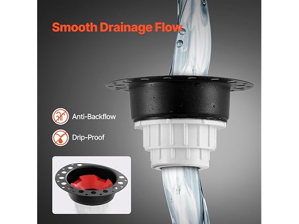 PVC Freestanding Tub Drain Kit, 2 Brass Tail Pipes