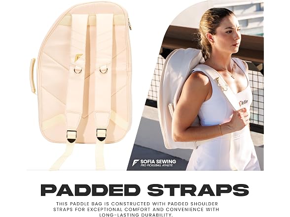 Franklin Sports Parker Pickleball Paddle Bag Backpack