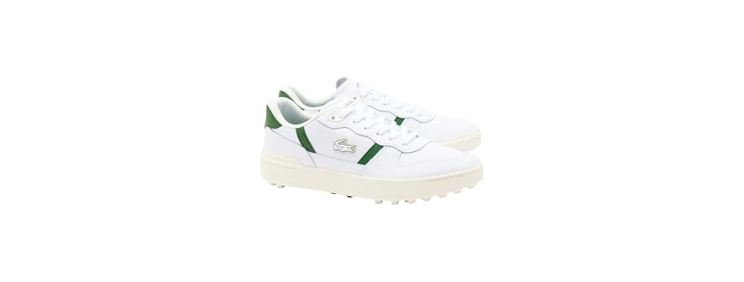 Lacoste Men's T-Clip Golf Leather Golf Shoes (Open Box)