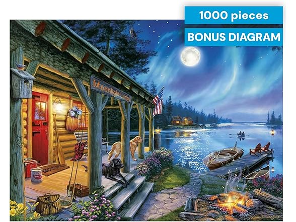 Moonlight Lodge - 1000 Piece Puzzle