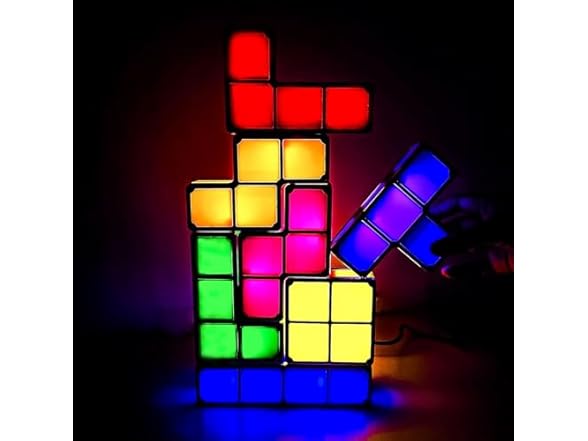 Stackable LED 3D Puzzles Night Lamp