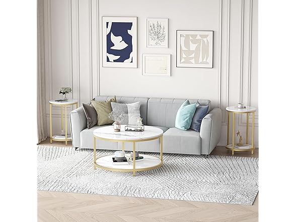 WiberWi Side Table whiteblack