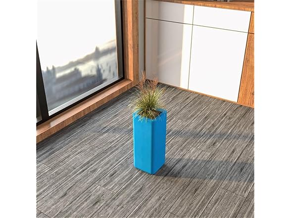 LeisureMod MP20BU Marquee Planter Blue, 20"