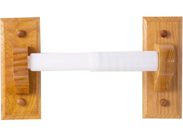 Design House Dalton Toilet Paper Holder, Honey Oak