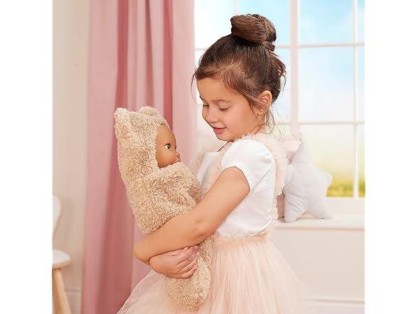 LullaBaby 14-Inch Realistic Baby Doll- Olive Skin