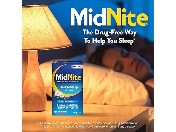 Midnite MDI-35030 4 Pack Back To Sleep, Melatonin 4 Pack