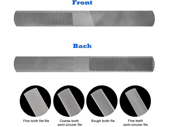 ANCIRS (2 Pack) 4 Way Wood Rasp
