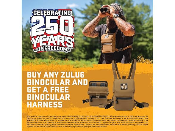 SIG Sauer Zulu6 HDX Pro 18x50 Binoculars