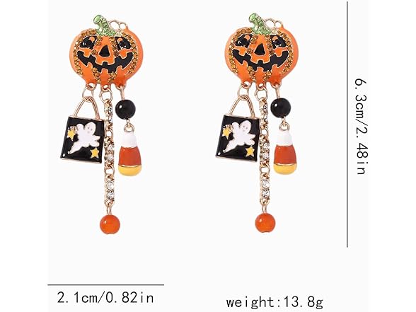 ZMANYIJEW Halloween Earrings