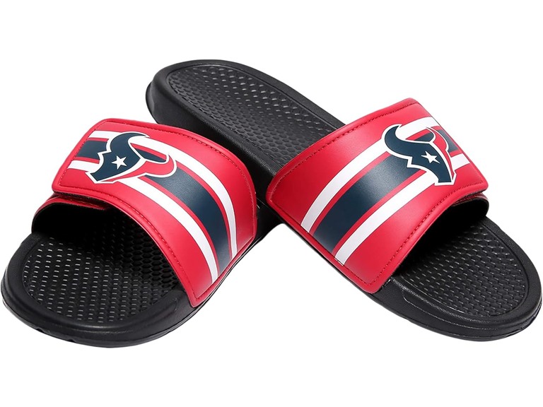 TEXANS Stripe Legacy Sport Slide (M)