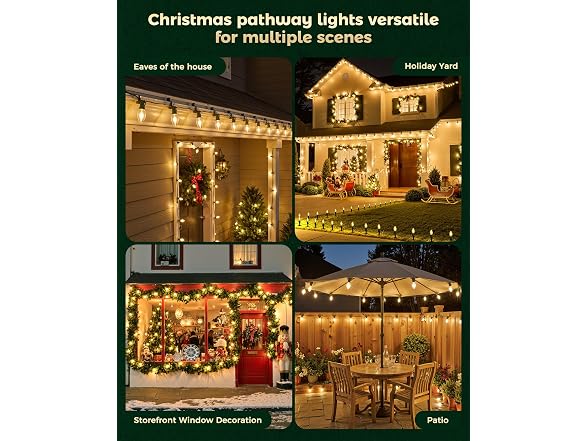 Brightown Christmas Pathway String Light
