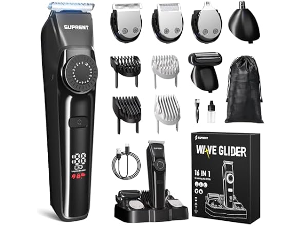 SUPRENT Beard Trimmer for Men