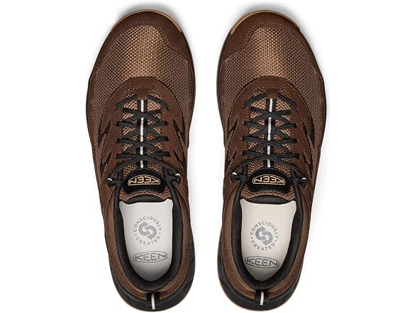 KEEN Men's Hightrail Vent Low Height Durable Lightweight Breathable Leather Hiking Shoes