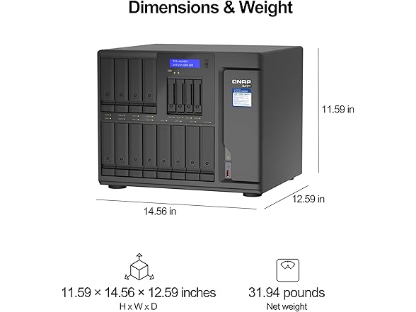 QNAP TVS-h1688X-W1250-32G