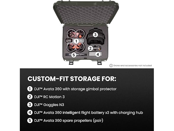 NANUK 930 DJI™ Avata 360 - Waterproof Hard (HXWM)