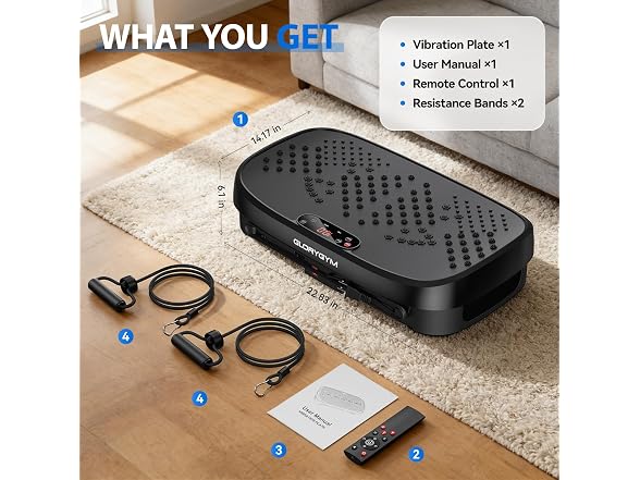 Glorygym Curved Vibration Plate - Gallery 7