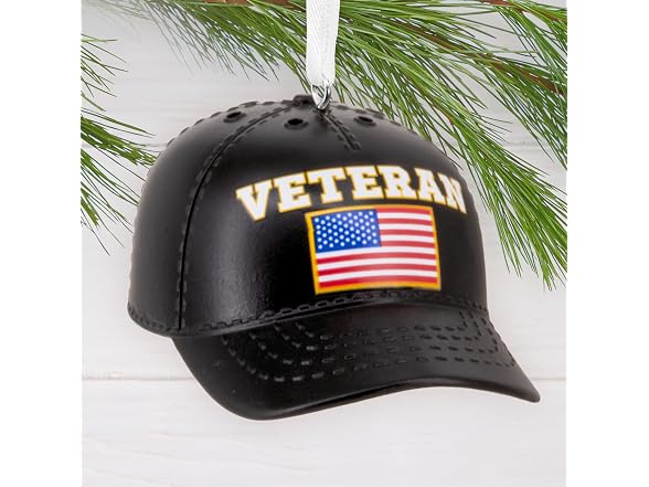 Hallmark Christmas Ornament, Veteran Hat