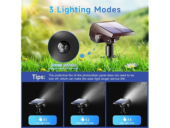 Solar Lights Outdoor 4 Pack