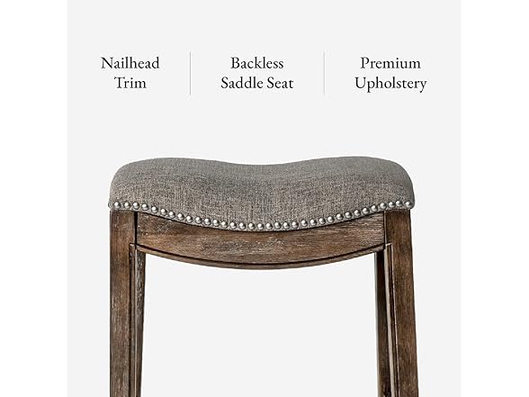 Maven Lane Adrien Backless 26" Counter Stool