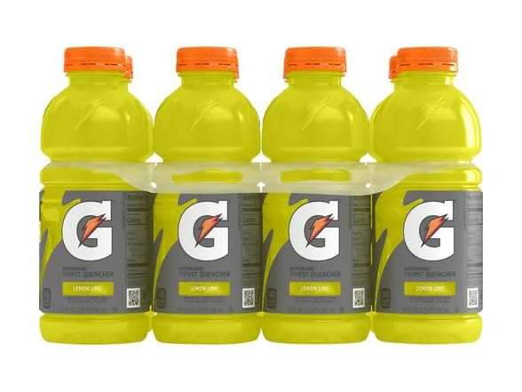 Gatorade Lemon Lime, 20oz, 8ct