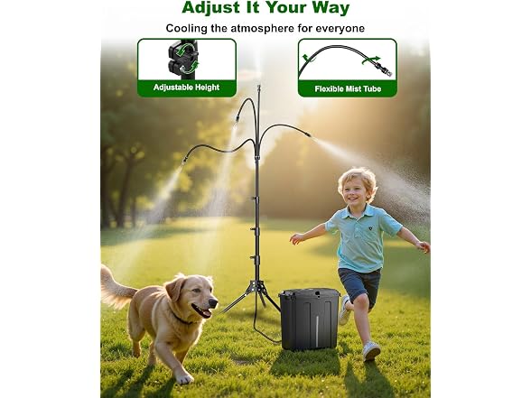 Ausic Portable Misting System with Stand