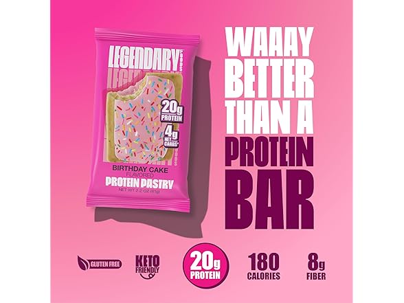 Legendary Legendary Foods 20g Protein Pastry - Low