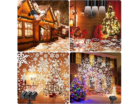 Christmas Snowflake Projector