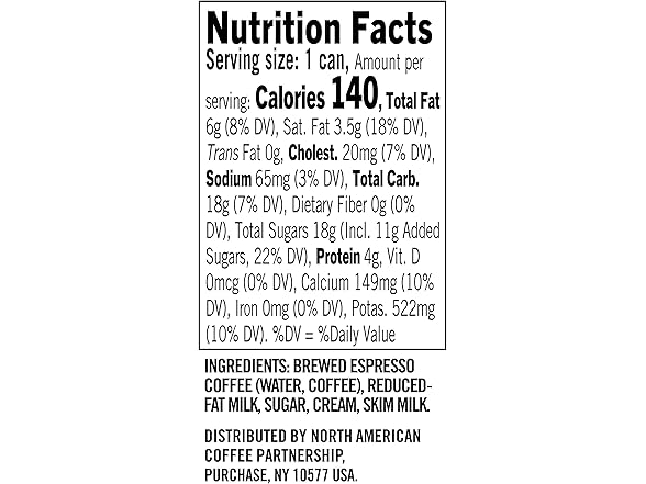 12PK Starbucks Espresso & Cream, 6.5 Fl Oz Cans