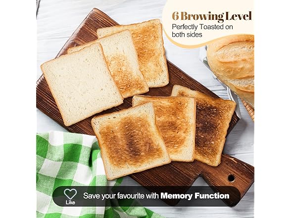 4 Slice Toaster Touch Screen