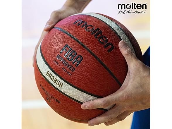 Molten BG3850 Basketball, Orange/Ivory