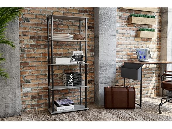 Furinno Turn-N-Tube 5-Tier Shelf