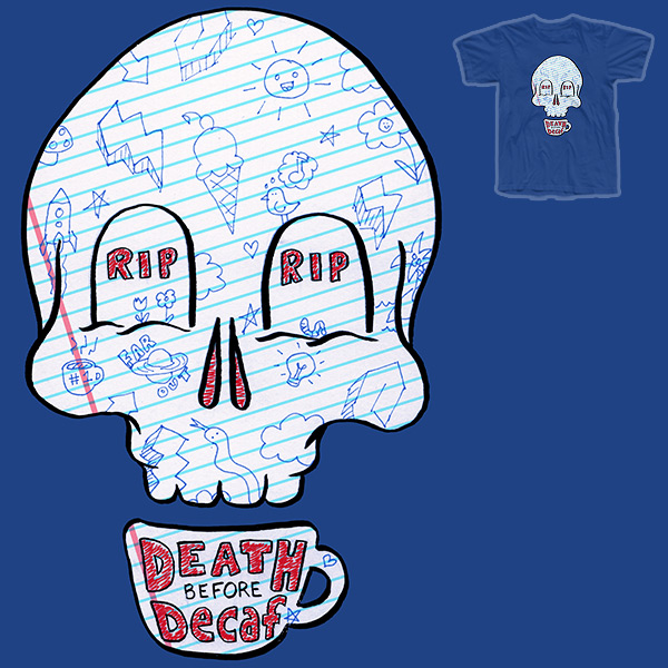 Death Before Decaf doodle
