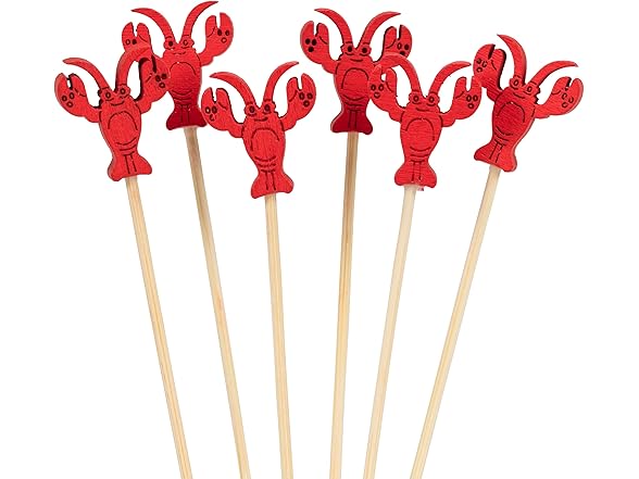 Abbott Collection Lobster Cocktail Picks, 100 Pieces
