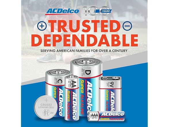 (8 Count) ACDelco D Batteries