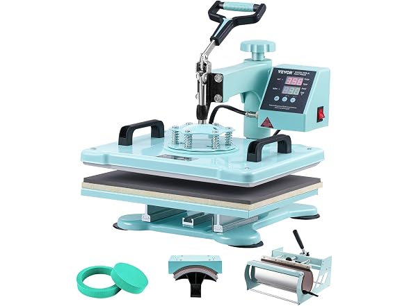 Heat Press Machine, 12 x 15 inch, 5 in Coating