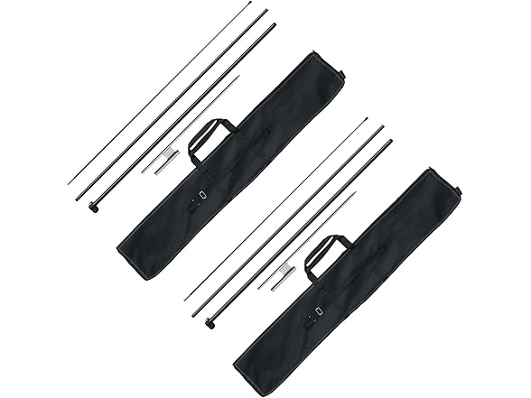 VEVOR Feather Flag Pole Kit, 2 Packs Swooper Flag Pole