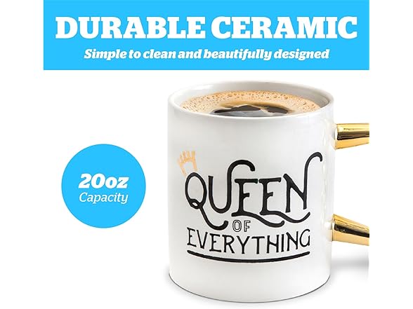 BigMouth Inc. Coffee Mug - “The Queen of Everything”