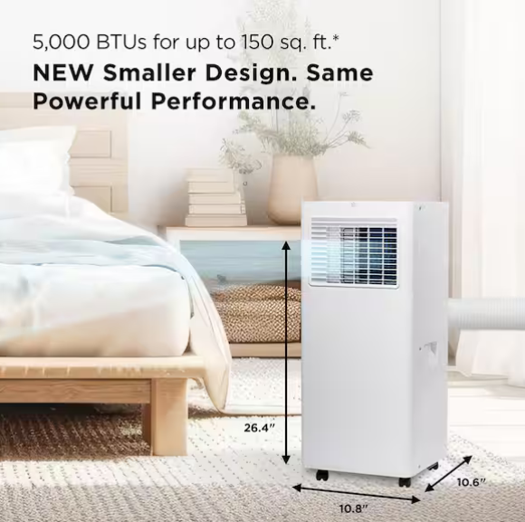 TCL H5P44W 5,000 (DOE) BTU Smart Portable AC - Gallery 12