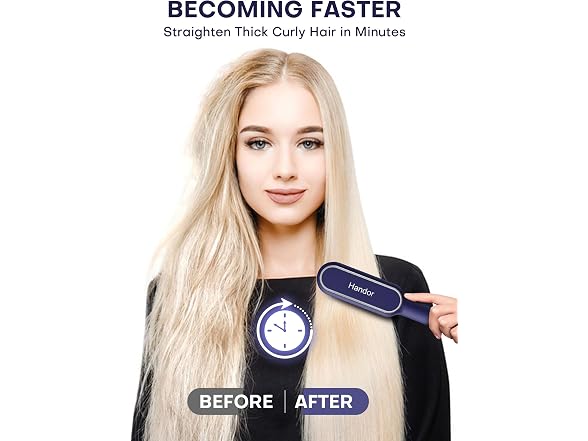 Handor Advanced Negative Ionic Hair Straightener