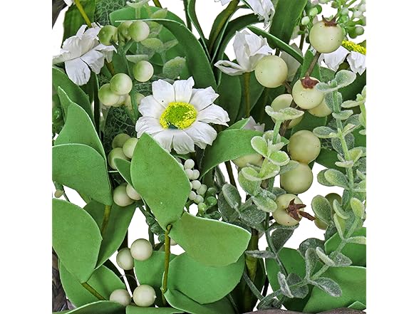 National Tree Company Artificial Hanging Wall Basket