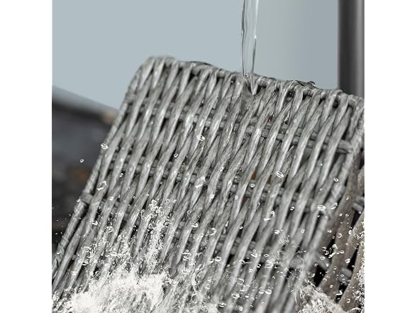 Suptinwear Waterproof & Washable Plastic Woven Basket