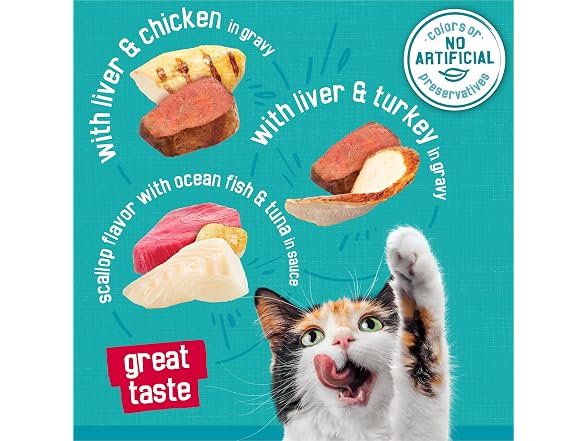 Purina Friskies Wet Cat Food Variety Pack, Tasty Treasures