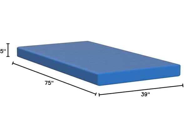 ZINUS 5 Inch Memory Foam Mattress, Bunk/