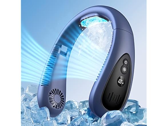 GAITIR Portable Neck Fan - Blue