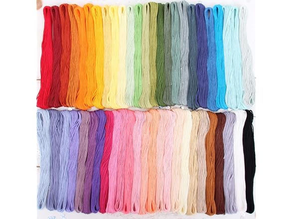 12 Skeins ThreadArt Cotton Embroidery Floss, Pink