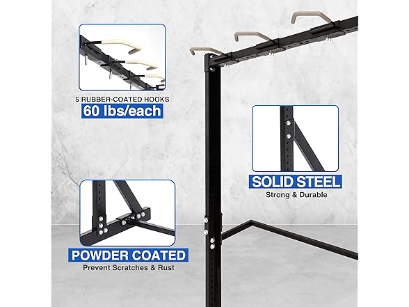 Yes4All Freestanding Bike Storage Rack