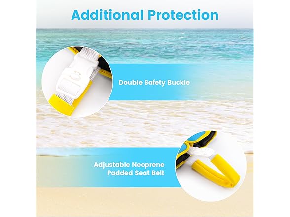 Kids Vest Neoprene Swimming Aid Safety Strap
