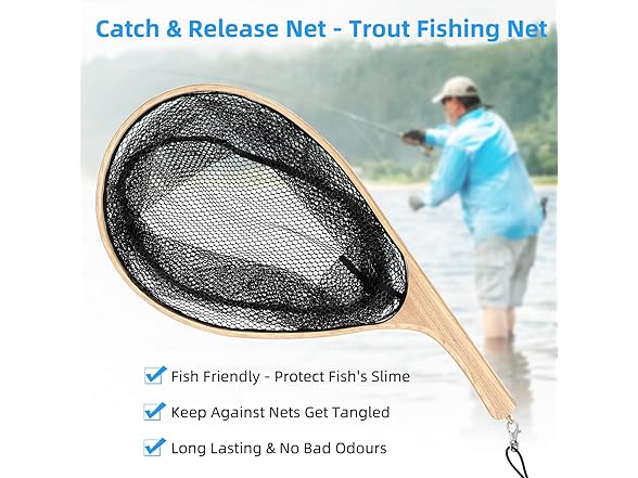  GarveeLife Trout Fishing Net